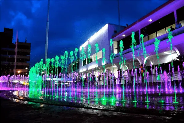 Tuxpan Square In-ground Running Water Musical Fountain Project, Mexico