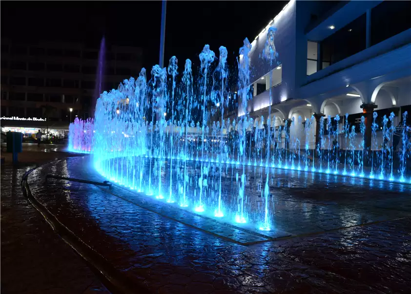 Tuxpan Square In ground Running Water Musical Fountain Project