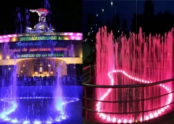 Tecomatlan Pue Water Music Fountain Project Mexico