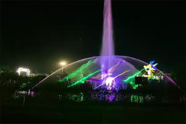 2022 Taohuayuan Park Musical Fountain Project Completed Successfully1