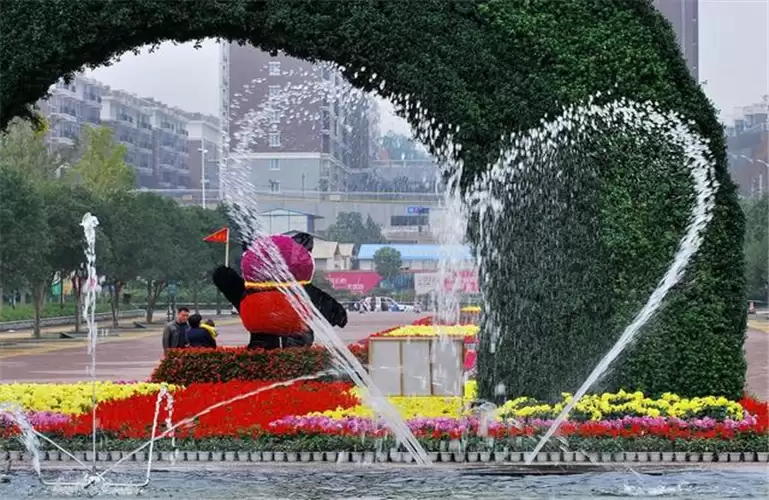 Changsha Ecological Zoo Water Musical Fountain China