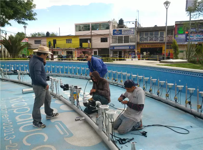Jardin Hidalgo Ixtapaluca Music Water Fountain Project