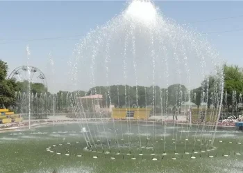 Qazvin Islamic Dancing Water Fountain Project Iran