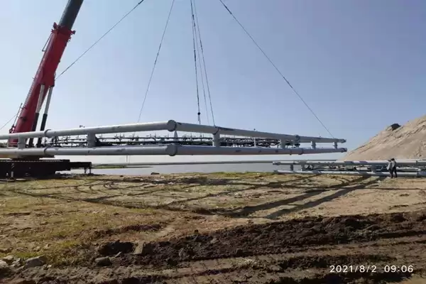 The Floating Fountain Weighed 1350 Tons Has Been Installed Into Lake Safely 1 The Floating Fountain Weighed 1350 Tons Has Been Installed Into Lake Safely1