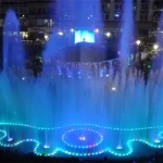 Tuxpan Park Pond Dancing Water Musical Fountain Mexico