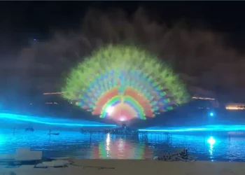 Water Show With Laser And Water Screen Movie Nanchang China 2021