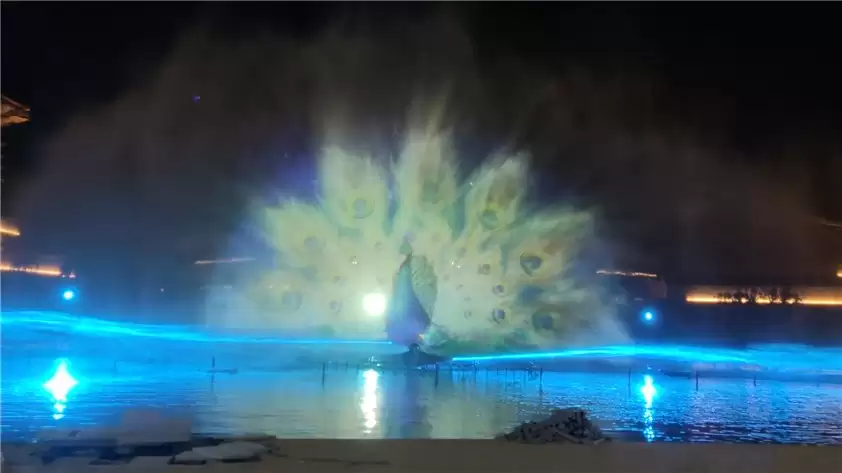 Water Show With Laser And Water Screen Movie Nanchang China 20211