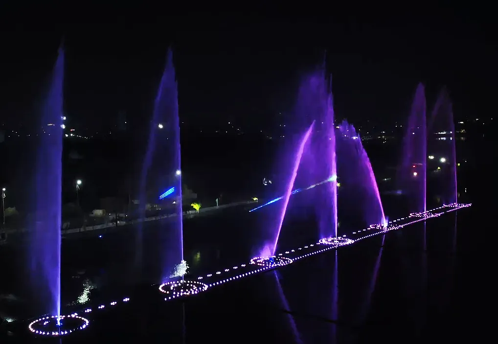 Hyderabad 180M Musical Floating Fountain, India 2023